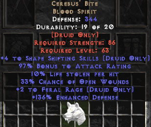 Bild 1 von Cerebus Bite 4Shape 2Feral 10LL Softcore Resurrected Ladder