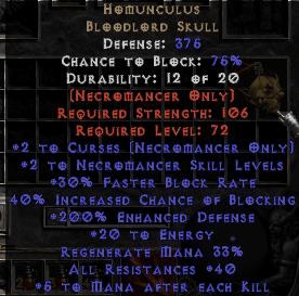 Bild 1 von Homunculus 200 Ed Upg 309-443 Def Softcore Resurrected NON Ladder