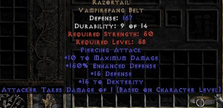 Bild 1 von Razortail Upg 150ed 155-171 Def Softcore Resurrected NON Ladder