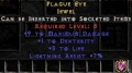 LEGACY Plague Eye Rare VLD Jewel Europe Non Ladder