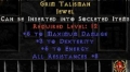 LEGACY Grim Talisman Rare LLD Jewel Europe Non Ladder