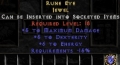 LEGACY Rune Eye Rare LLD Jewel Europe Non Ladder