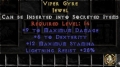 LEGACY Viper Gyre Rare LLD Jewel Europe Non Ladder