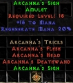 Set Arcannas Sign Softcore Resurrected Ladder