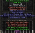 Set Tal Rashas Fine-Spun Cloth 15MF 40Def Perfect Softcore Resurrected Ladder