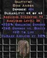 LEGACY Shaftstop Europe Non Ladder  / (Stats) 210-219 Def